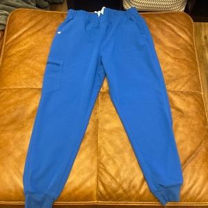 Uman relaxed jogger scrub pants. Royal blue, size medium, never worn.